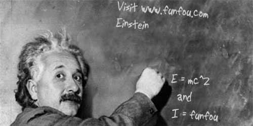 Einstein au tableau!